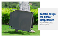 Face down Tanning Chair Foldable Sunbathing Cot with Face Hole Breathable Material Folding Sun Lounger for Patio