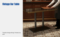 Bar Table and Chair Set, Retro Booth Sofa, Modern Minimalist, Cafe, Milk Tea Shop Combination