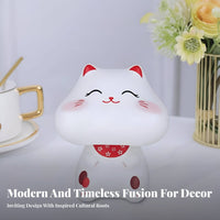 Solar Lucky Cat, Auto Waving, Dashboard Decor, Cartoon, Creative Gift