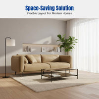 Nordic Fabric Sofa, Tech Cloth Upholstery, L-Shaped Corner, Modern Minimalist for Living Room