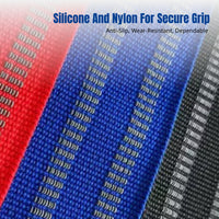 Deadlift Support Strap, Wrist Wrap, Silicone Non-Slip, Sturdy, Wrap-Around, Power Assist, Dumbbell