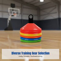Sports Training Marker Cones, Agility Poles, Disc Cones, Obstacle Gear for Youth