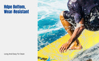 Kids Surfboard, Beginner Bodyboard for Water Activities, Durable EPS Material, Leash Included