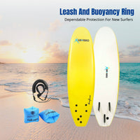 Kids Surfboard, Beginner Bodyboard for Water Activities, Durable EPS Material, Leash Included