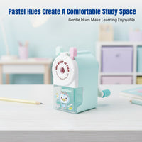 Cartoon Writing Tool Sharpener, Creative Creature Manual Sharpener, Cute Pet Design for Kids, Fun School Stationery