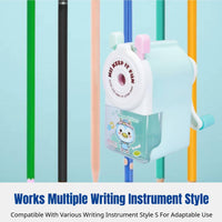 Cartoon Writing Tool Sharpener, Creative Creature Manual Sharpener, Cute Pet Design for Kids, Fun School Stationery