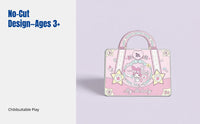 Kuromi Sticker Book, Quiet Book, DIY Craft, Princess Dress-Up, Cartoon Gift