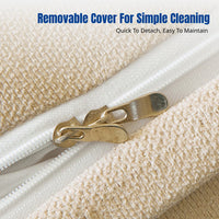 Japanese Design Bedside Pillow, Removable Soft Backrest, Minimalist Style for Bedroom, Sofa, Floor Mat, Guesthouse, Hotel