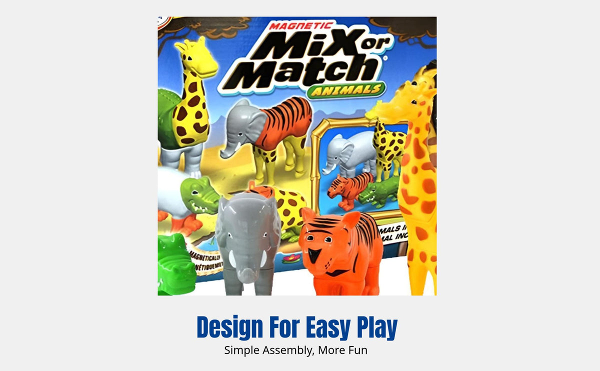 Building Blocks, Creature Assembly—Educational Toy for Kids, Creative Early Learning Model