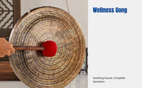 Handmade Brass Gong, Nepal Six Syllable Chant, Mindful Sound Bath, Meditation
