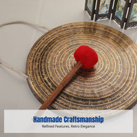 Handmade Brass Gong, Nepal Six Syllable Chant, Mindful Sound Bath, Meditation