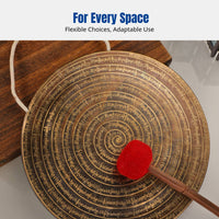 Handmade Brass Gong, Nepal Six Syllable Chant, Mindful Sound Bath, Meditation