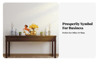 Feng Shui Wealth Decor, Horse Yuanbao Money Tree, Office Decoration, Housewarming Present