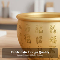 Brass Treasure Bowl, Incised Money Toad, Fortune Ashtray, Desktop decoration, Blessing Decor