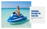 Inflatable Electric Jet Ski for Adults, Compact Water Kart Boat, PVC, Pool Propulsion, Multiple Colors