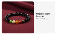 black stone Five Fortune Bracelet, Unisex, Carved fortunate Beads, Birthday Year, Oriental Accessory