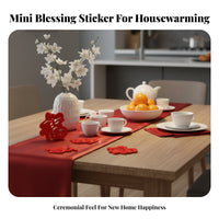 Mini Fu Sticker, Red, Housewarming, Moving Ceremony, 2026 Design