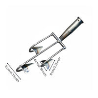 5-Tooth Garden Hoe, Multi-Use Rake, Weeding, Soil Loosening, Digging Tool