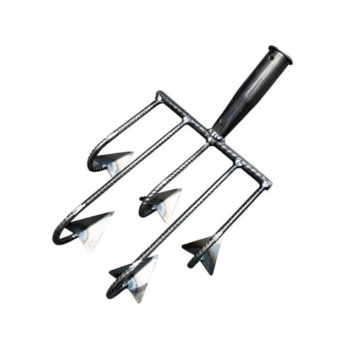 5-tooth hoe for weeding and soil loosening.
