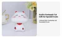 Solar Lucky Cat Dashboard Decor, Auto Waving Hand, Cartoon Decoration, Gift Idea
