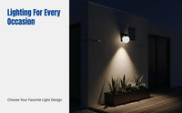 Solar Wall Light, Outdoor Waterproof Garden Lamp, Spherical LED, Ambient Lighting for Courtyard, Balcony, Walkway