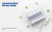 Travel Vacuum Dispenser Bottle, Press Spray, Cosmetic Lotion Spray, AS Material, Leak-Resistant, Multi-Scenario