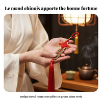 Chinese Knot tassel, handmade festive decor.