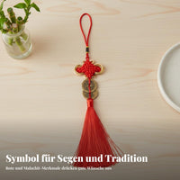 Chinese Knot tassel, handmade festive decor.