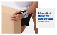 Wrist Wraps, Fitness Wrist Support Bandage, Adjustable Thumb Loop, Strength Training, Weightlifting, Gym Accessories