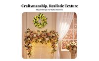 Nordic Artificial Wreath, Faux Greenery, Living Room Wall Decor, Wedding Decoration, Random Design