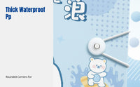Letter-Size Document Folder, Transparent Inserts, Cartoon PP Cover, Student Organizer, Exam Paper Storage, Certificate