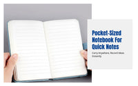 Portable PU Leather Notebook, Elastic Band, Colorful Pocket Size, Student Notebook, Multiple Size Options