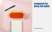 Girls Pencil Case, High Capacity Stationery Box, Trendy PVC, Unique Design, School Supplies