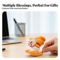 Original Chinese Trend Horse Decor, Resin Magnetic Mini Figurine, Fortune Gift