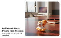 Original Chinese Trend Horse Decor, Resin Magnetic Mini Figurine, Fortune Gift