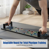 Push Up Training Board, Multifunctional Foldable Support, Home Fitness Equipment for Men, Chest and Abdominal Muscle Exercise
