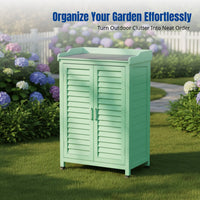 Outdoor Tool Shed, Waterproof, Weatherproof Organizer