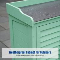 Outdoor Tool Shed, Waterproof, Weatherproof Organizer