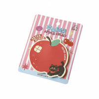 Fruit Cartoon Sticky Notes, Cute Irregular Notepad, Red Fruit Design, Planner, Random Style