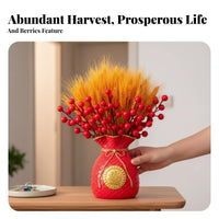 Chinese Style Red Lucky Bag, Festive Desktop Decoration, Money Pouch Decor, Housewarming, Random Color
