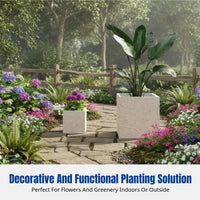 Cement Planter, Rectangular Nordic Flower Box, Outdoor Garden Pot