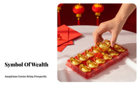Gold Plastic Ingots, Coin Pieces, Gold Bars, Festive Decoration, Chinese New Year