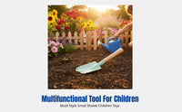 Kids Gardening Tool Set, Iron Rake, Watering Can, Beach & Garden Play
