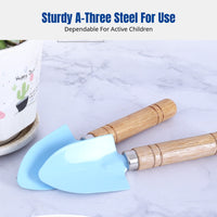 Kids Gardening Tool Set, Iron Rake, Watering Can, Beach & Garden Play