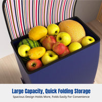 Shopping Cart, Foldable Stair Climbing Trolley, Lightweight Handcart, Portable Grocery Cart for Home, Supermarket, Elderly