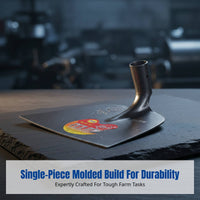 Hoe, Agricultural Tool, Tempered Manganese Steel, Durable, Weeding, Digging, Classic Design, Wide Head, Multipurpose