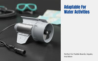 Electric Paddle Board Motor, Compact Kayak Propeller, Remote Control, Versatile Water Activities