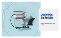 Electric Paddle Board Motor, Compact Kayak Propeller, Remote Control, Versatile Water Activities