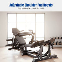 Multi-Dimensional Pelvic Thrust Machine, Glute Bridge Adjustable Gym Equipment, For Glute Muscle Training, Indoor Fitness