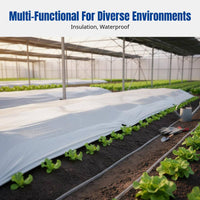 PE Greenhouse Film, Black & Light, Thickened, Sun-Blocking, Insulated, Waterproof, Farming